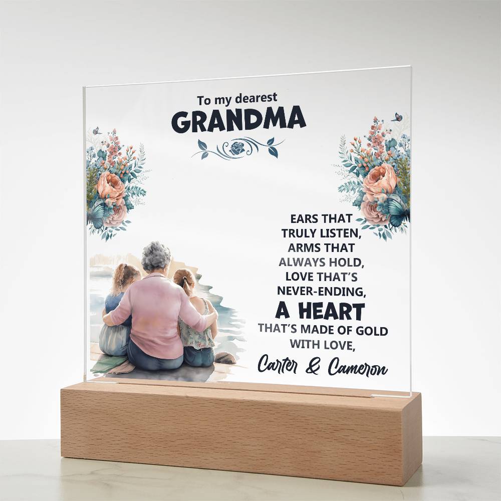 Keepsake Acrylic Bundle -To my dearest Grandma