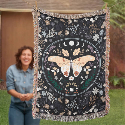 Bohemian Butterfly - Woven Blanket