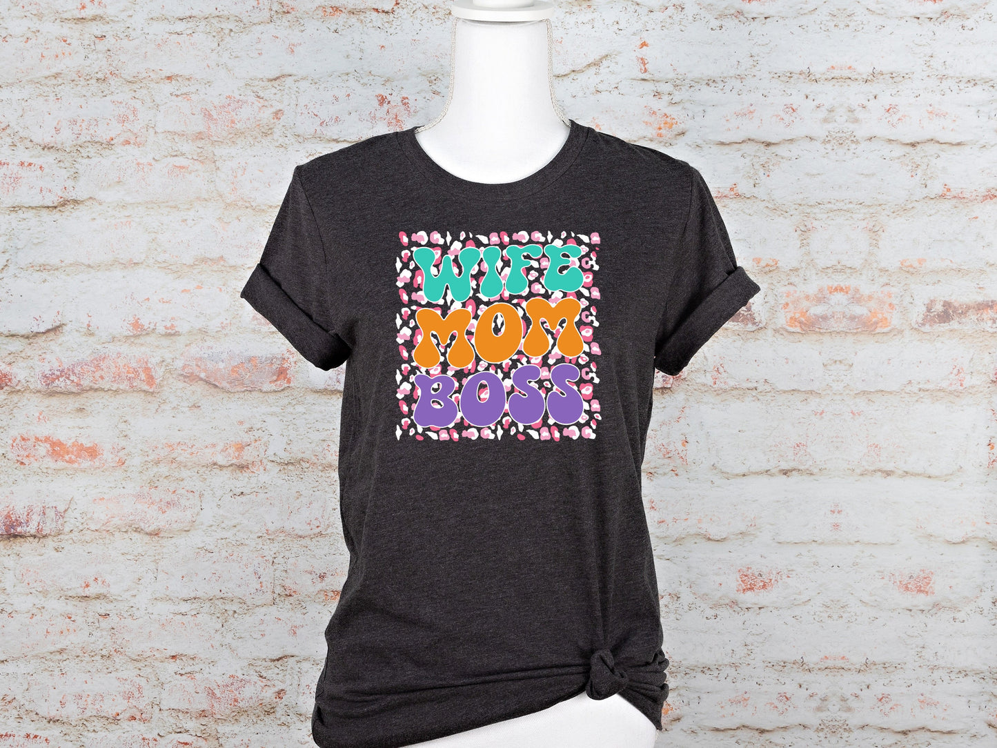 Wife Mom Boss Graphic Tee