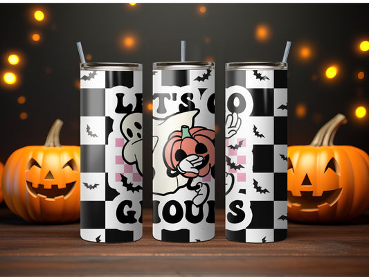 Let's Go Ghouls  | Cute Halloween | Bats | Cute ghost and pumpkin | gift for kids | gift for her