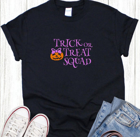 Trick or Treat Squad With Cute Pumpkin