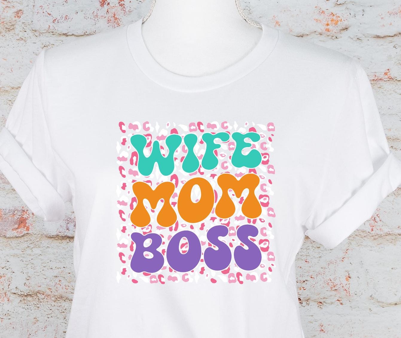 Wife Mom Boss Graphic Tee