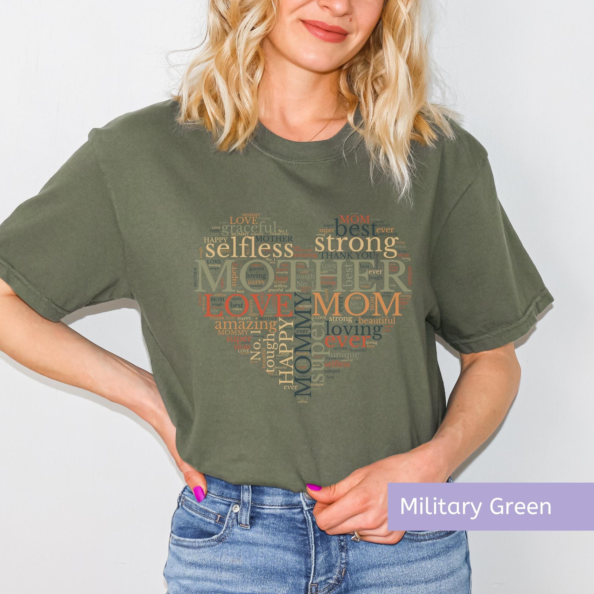 Mother Daughter Gift Grandmother Gift Mothers Day Gift Mom Shirt Mother Terms of Endearment Mom Heart Shirt Gift for Mom Cotton Top